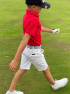 Jr Cray drycool polo - red Jr Cray drycool polo - red