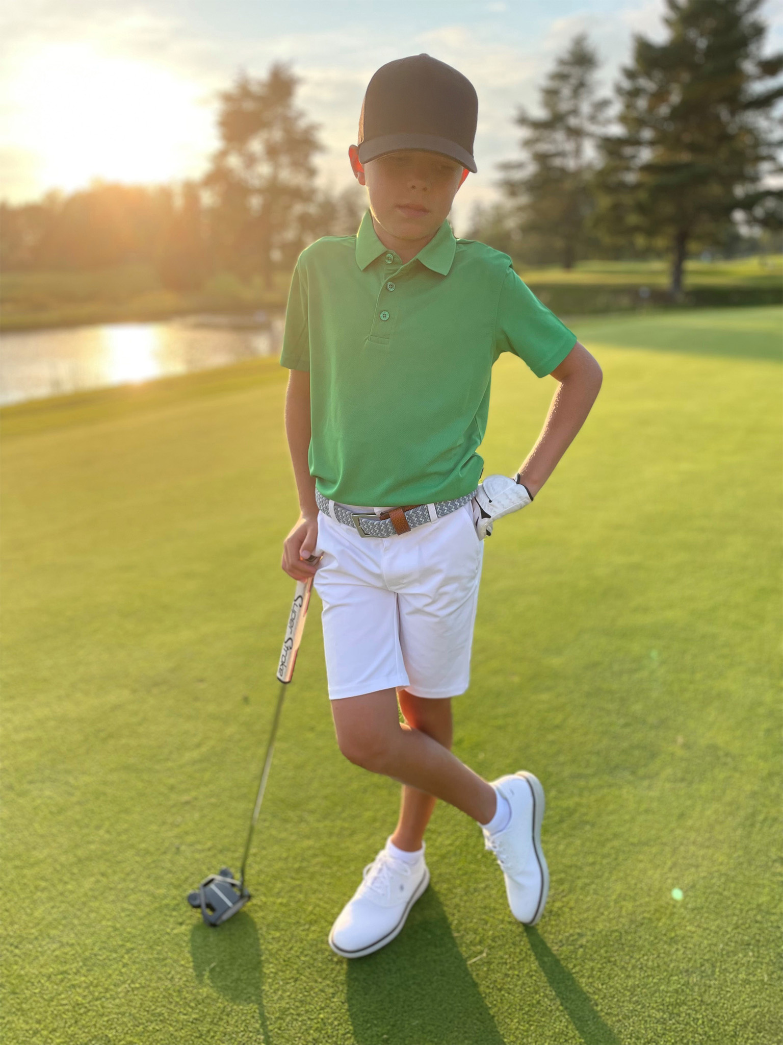 Jr Cray drycool polo - fairway