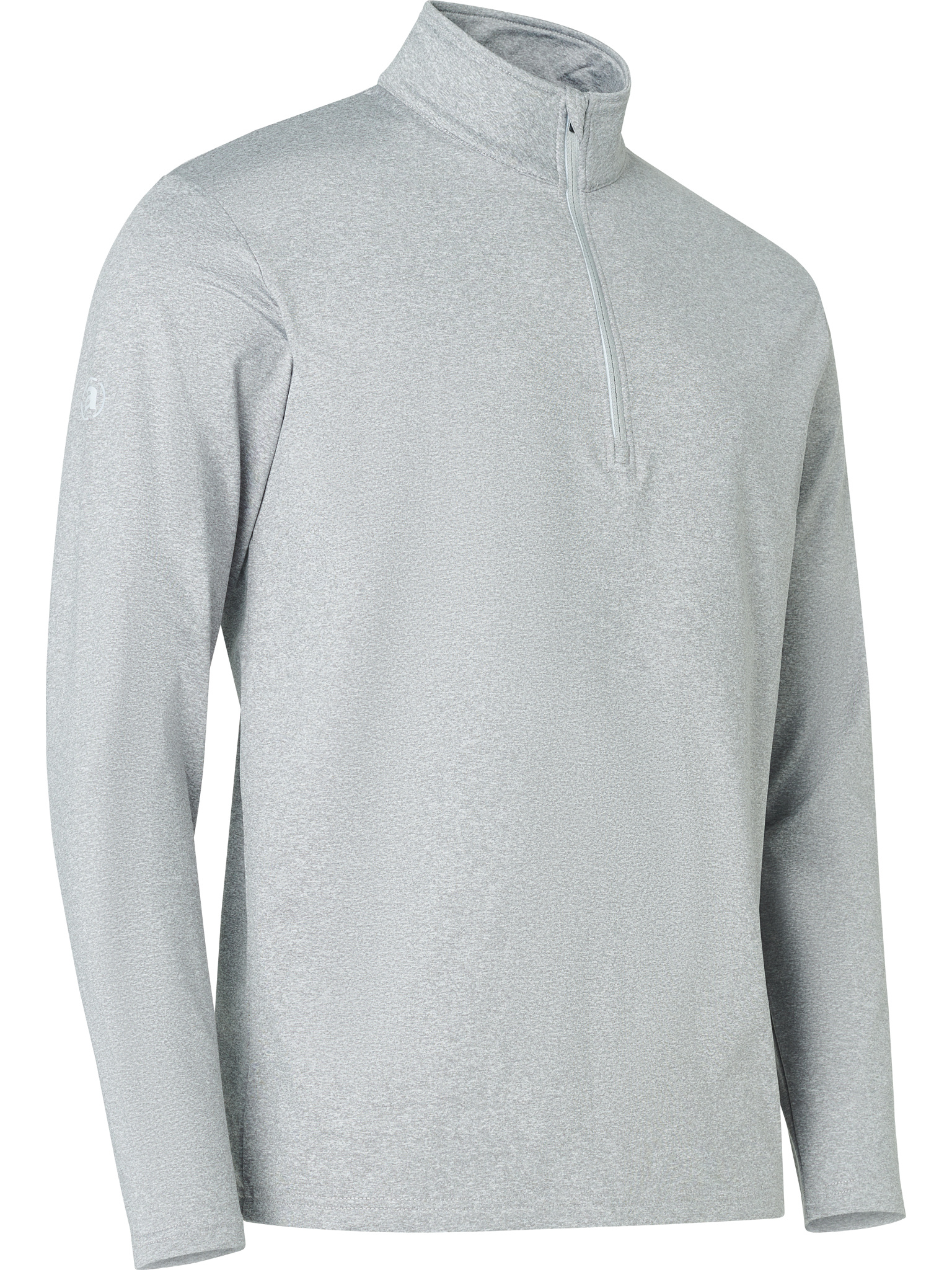 Jr Dunbar halfzip fleece - lt.greymelange