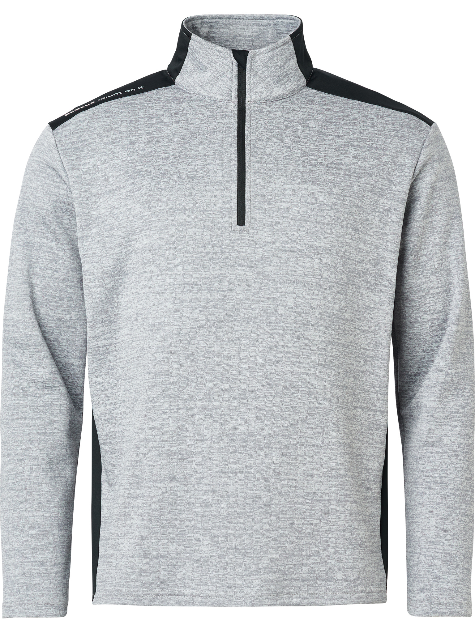 Jr Sunningdale halfzip fleece - lt.grey/black