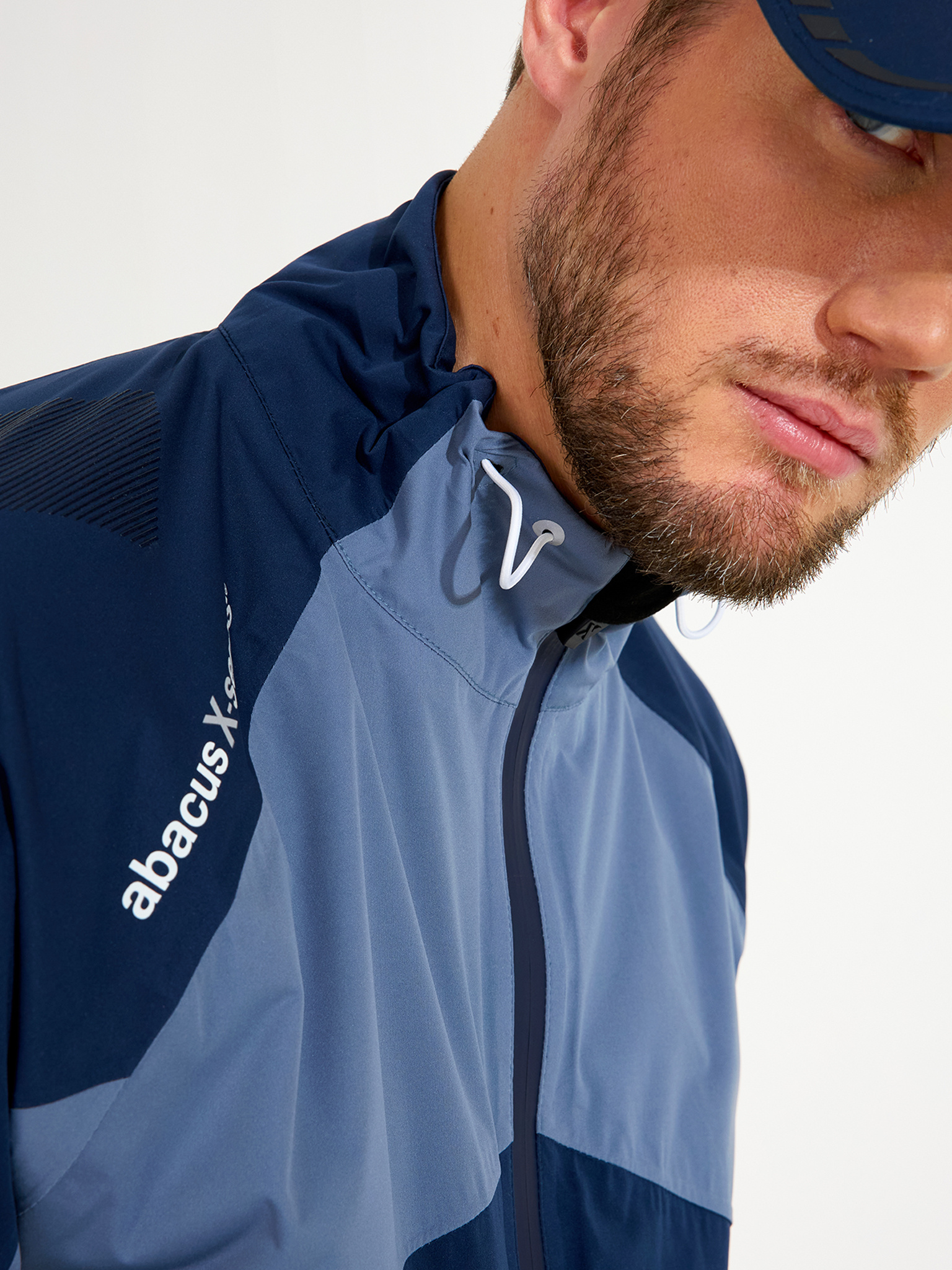 Mens Pitch 37.5 technology rainjacket - dusty blue