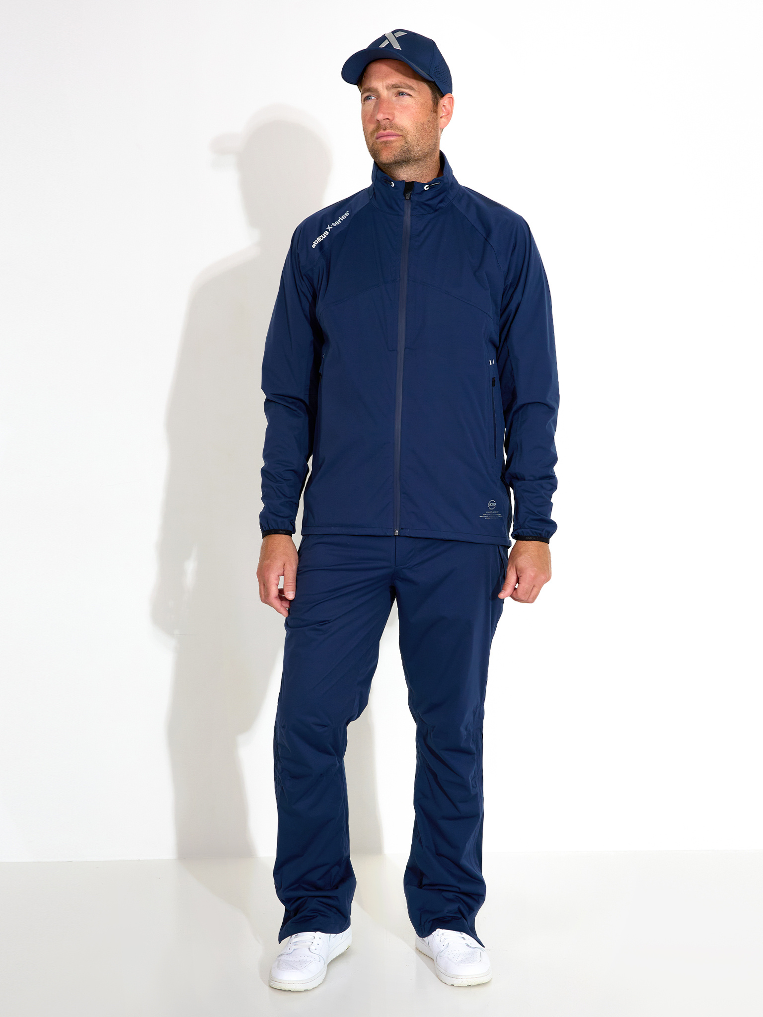 Mens Pitch 37.5 technology raintrousers - midnight navy