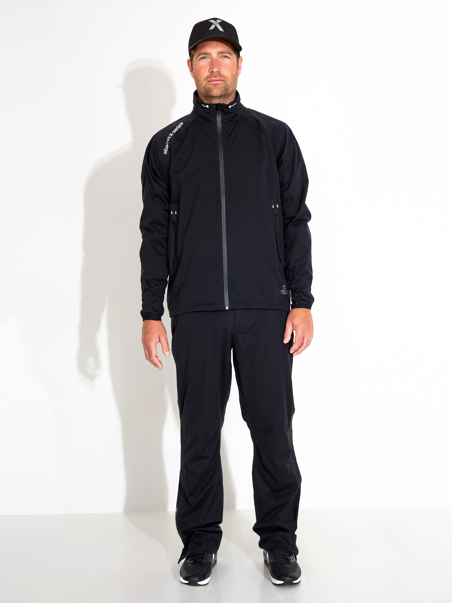 Mens Pitch 37.5 technology raintrousers - black