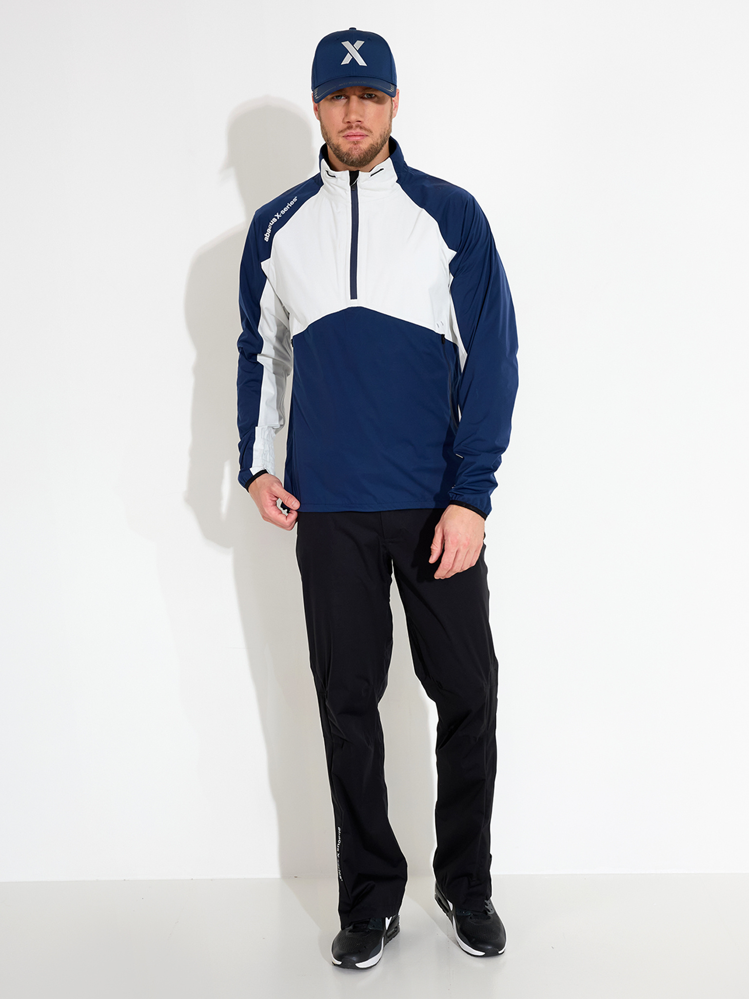 Mens Pitch 37.5 technology waterproof halfzip - clam