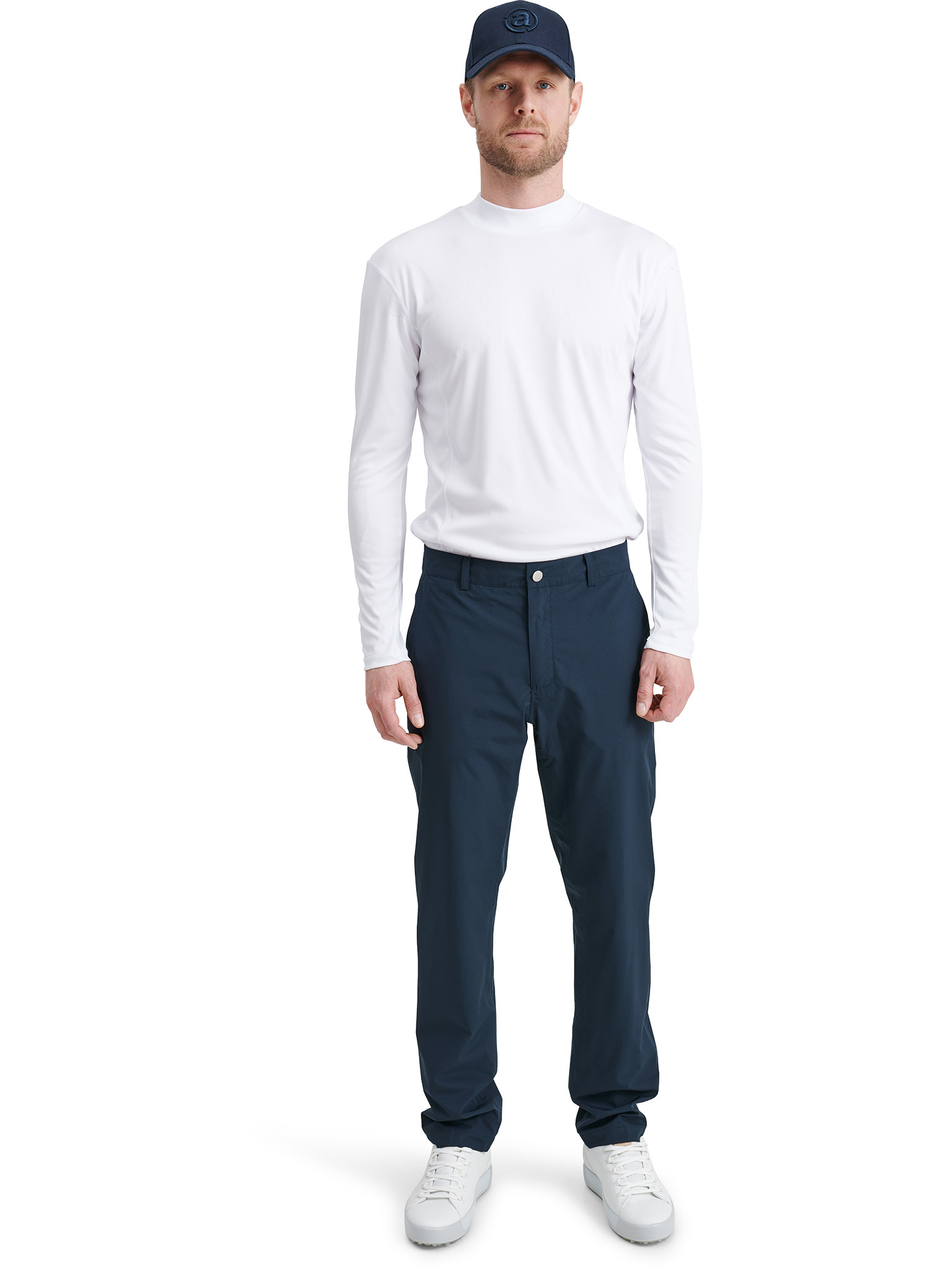 Mens Links warm waterproof trousers - navy