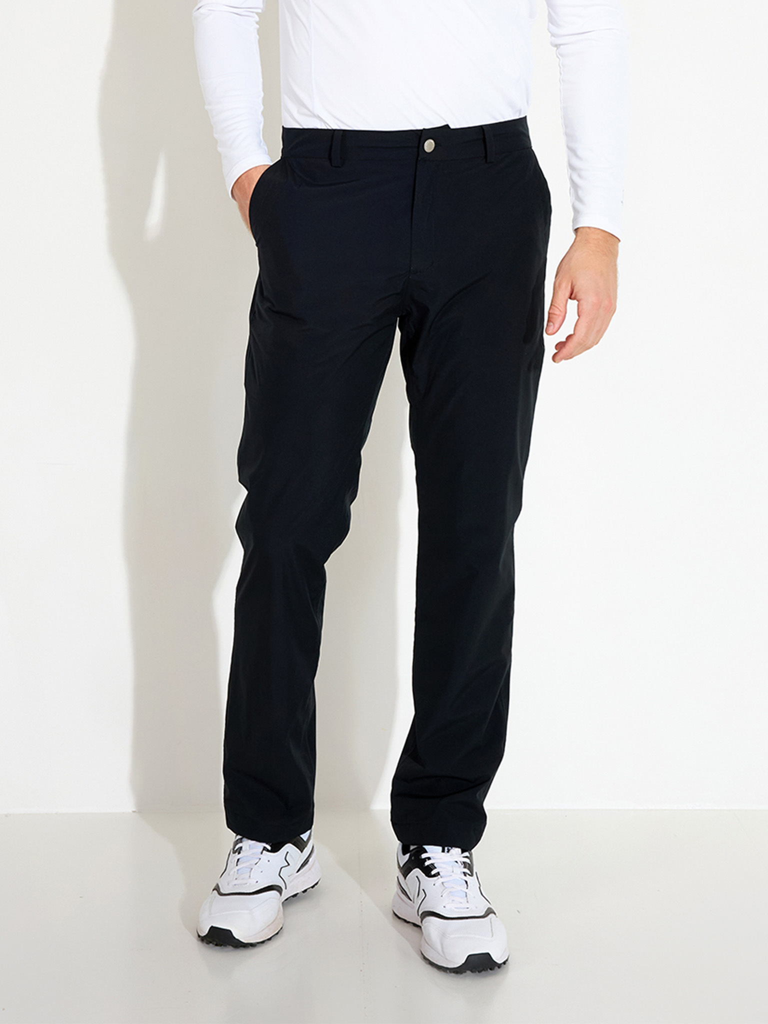 Mens Links warm waterproof trousers - black