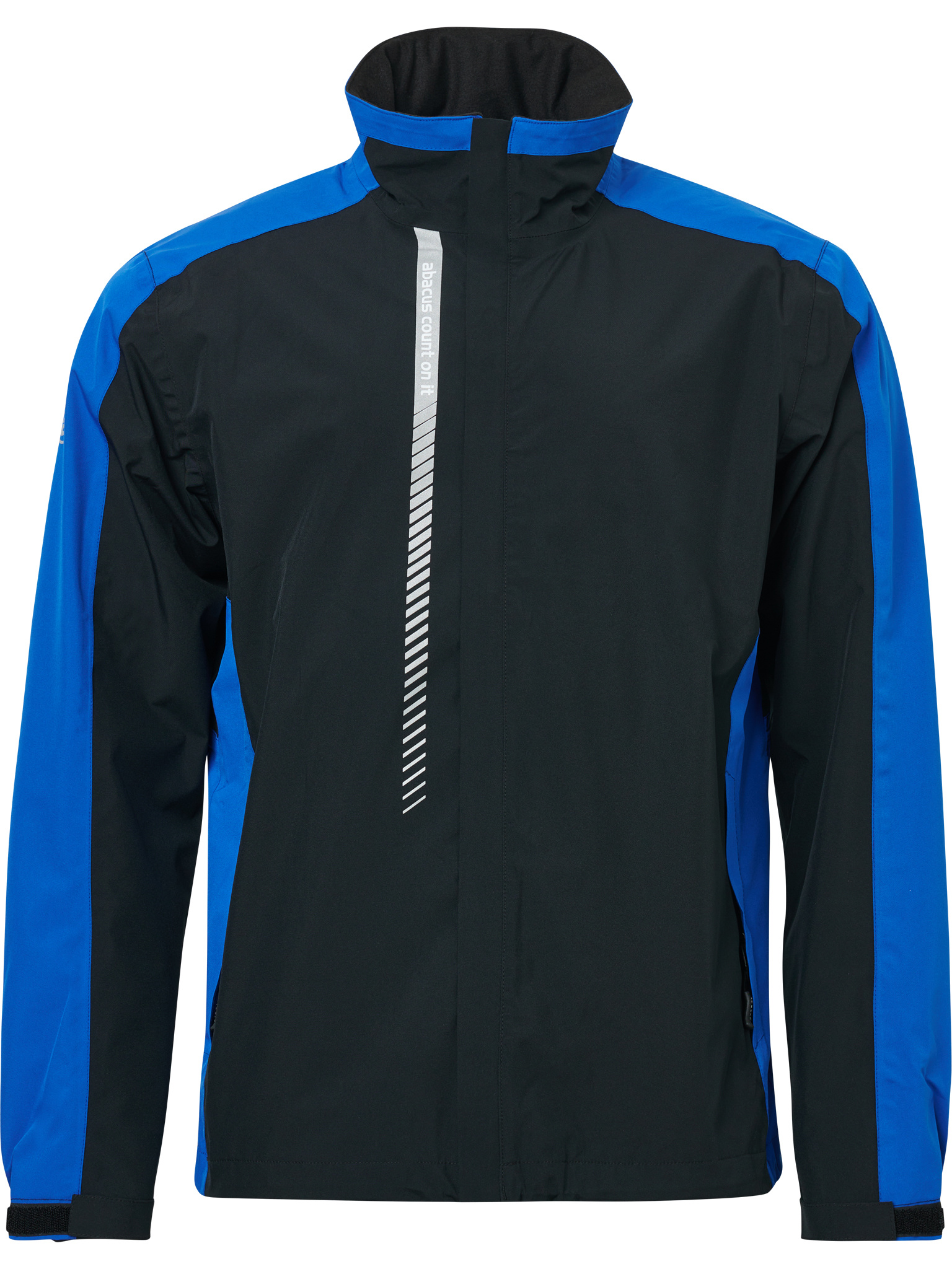 Mens Links stretch rainjacket - dk.cobalt/black