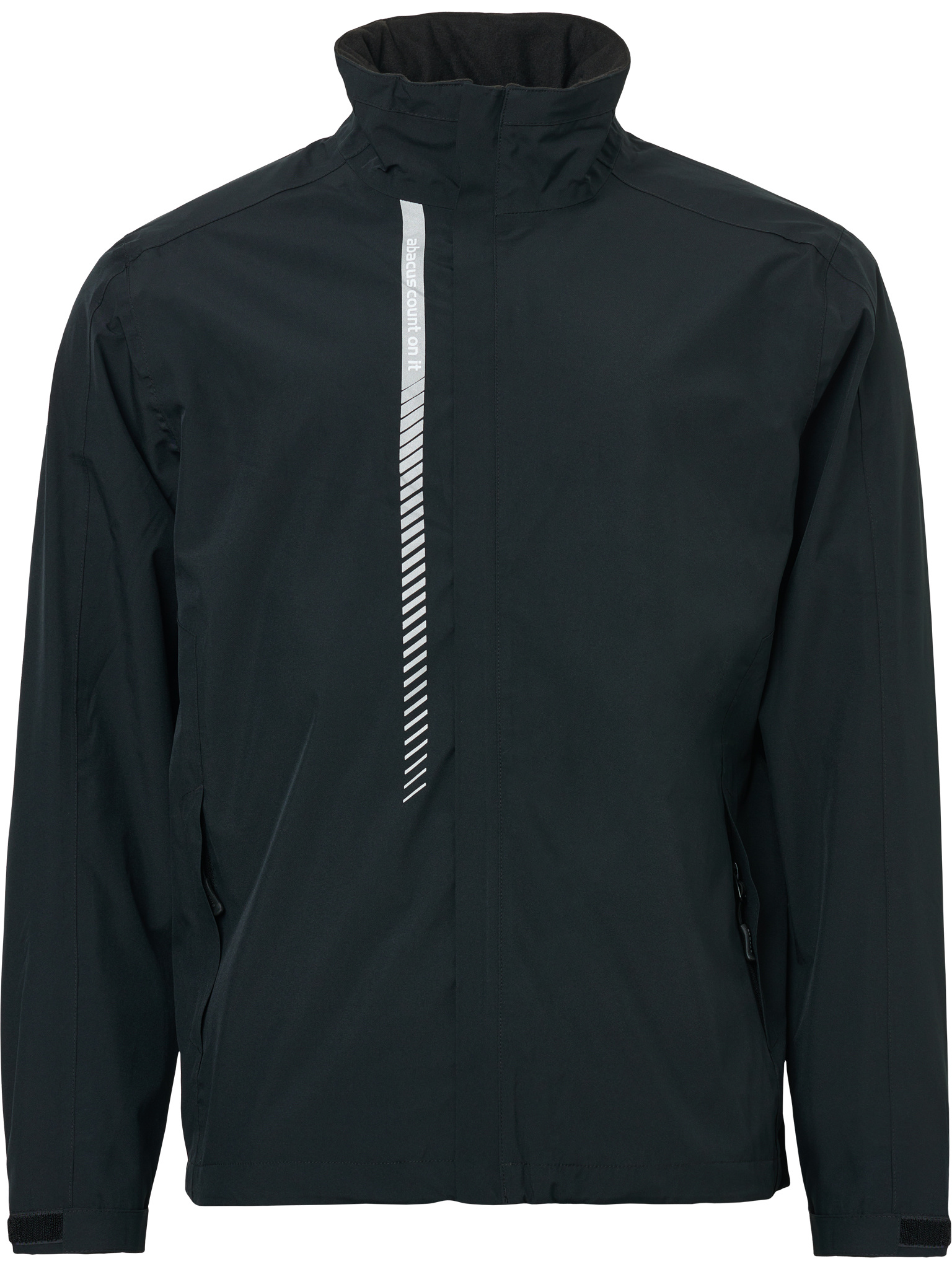 Mens Links stretch rainjacket - black