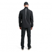 Mens Links stretch rainjacket - black