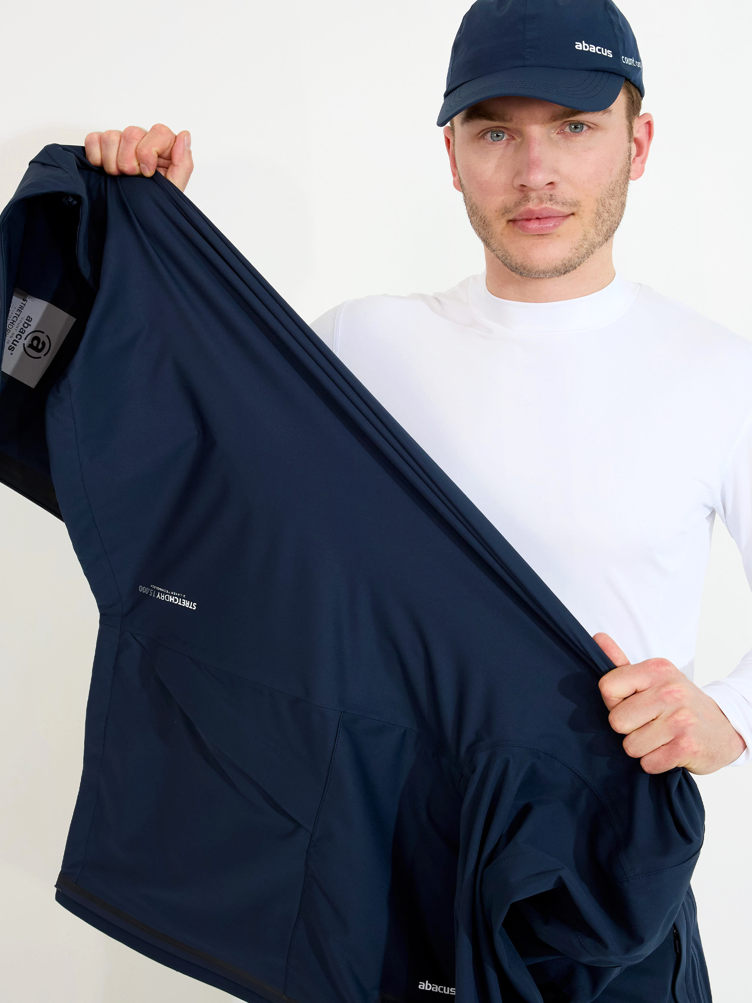 Mens Bounce rainjacket - navy