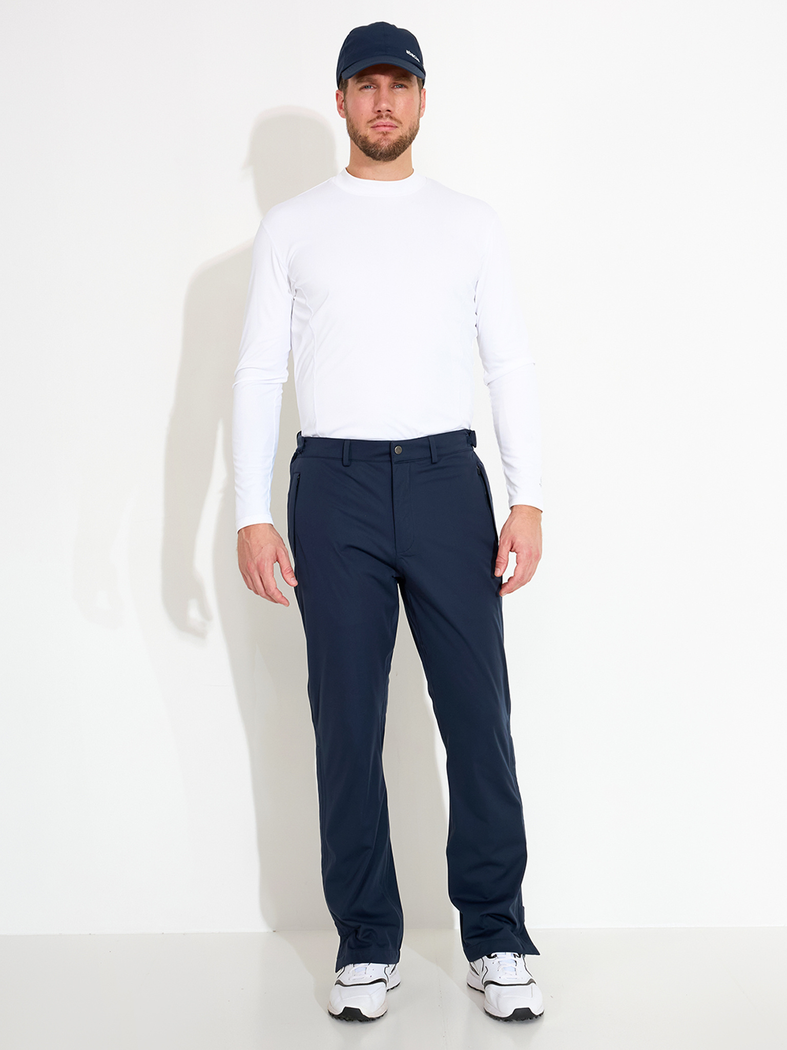 Mens Bounce raintrousers - navy