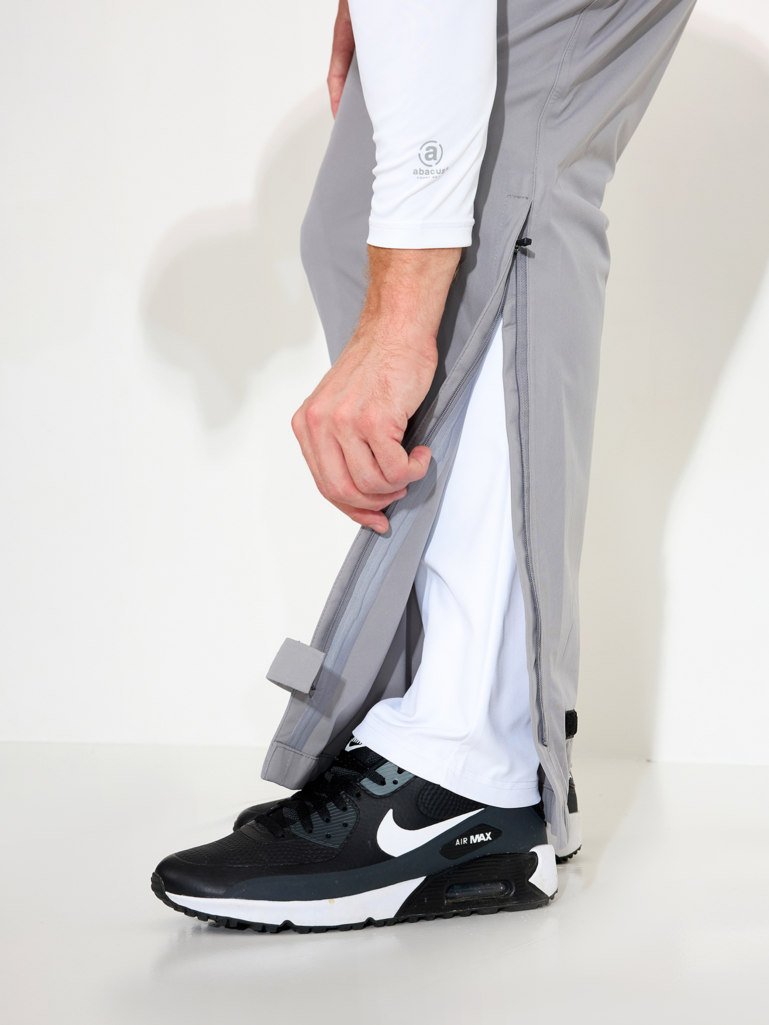 Mens Bounce raintrousers - grey
