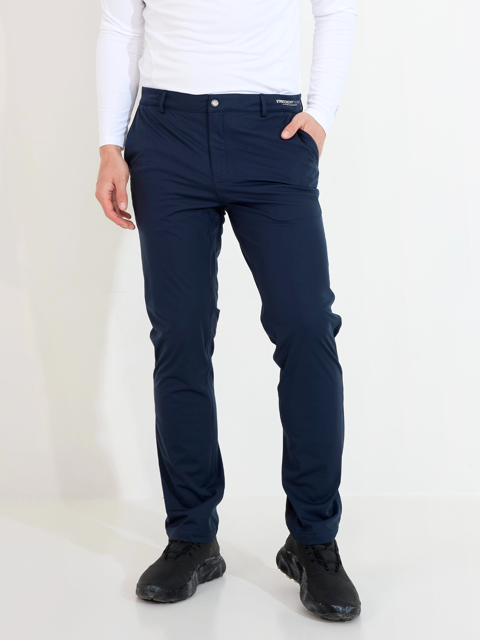 Mens Bounce waterproof trousers - navy