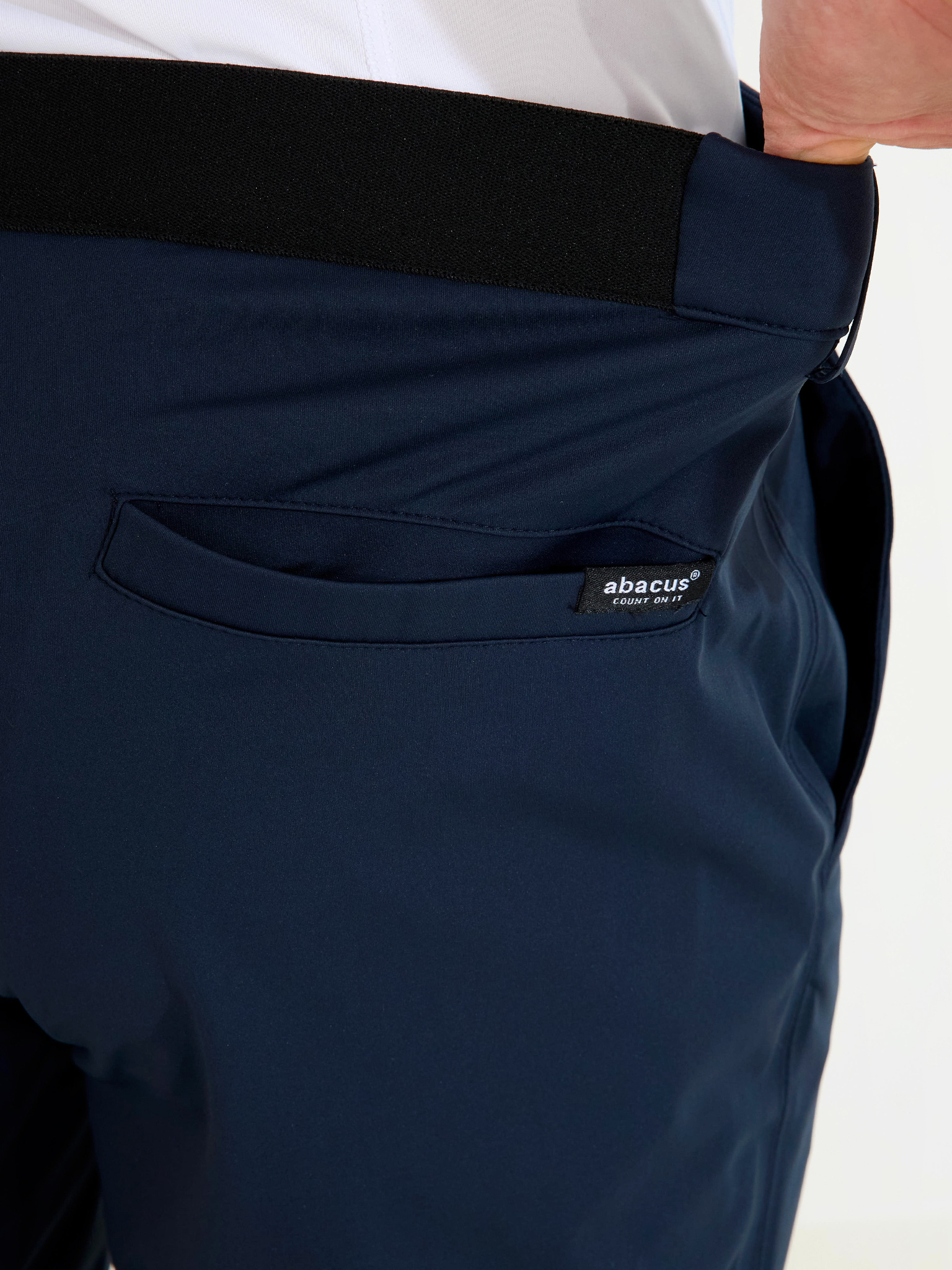 Mens Bounce waterproof trousers - navy