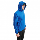 Bounce waterproof hoodie - dk.cobalt