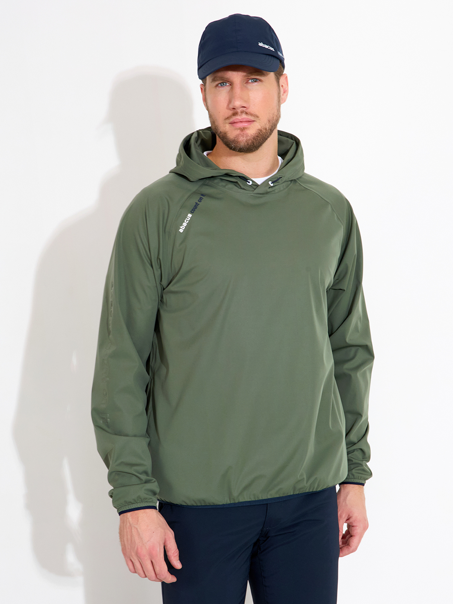Mens Bounce waterproof hoodie - forest