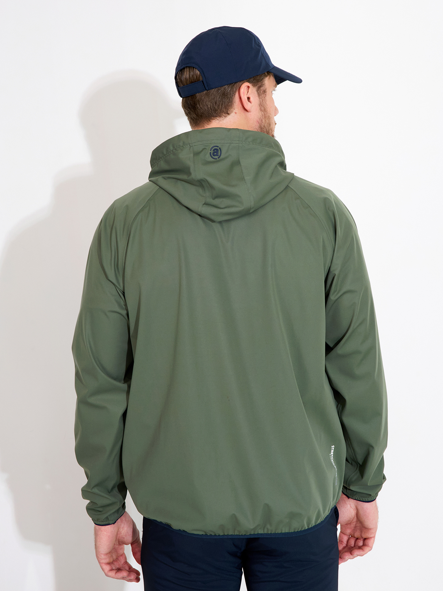 Mens Bounce waterproof hoodie - forest