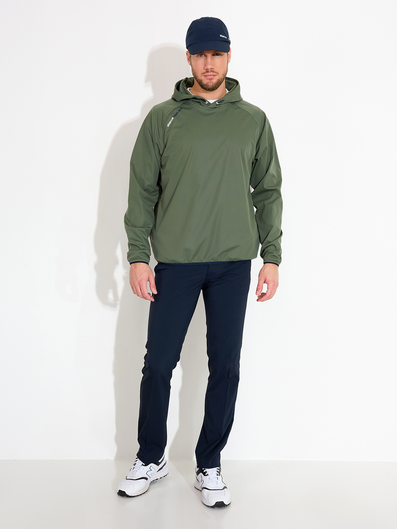 Mens Bounce waterproof hoodie - forest