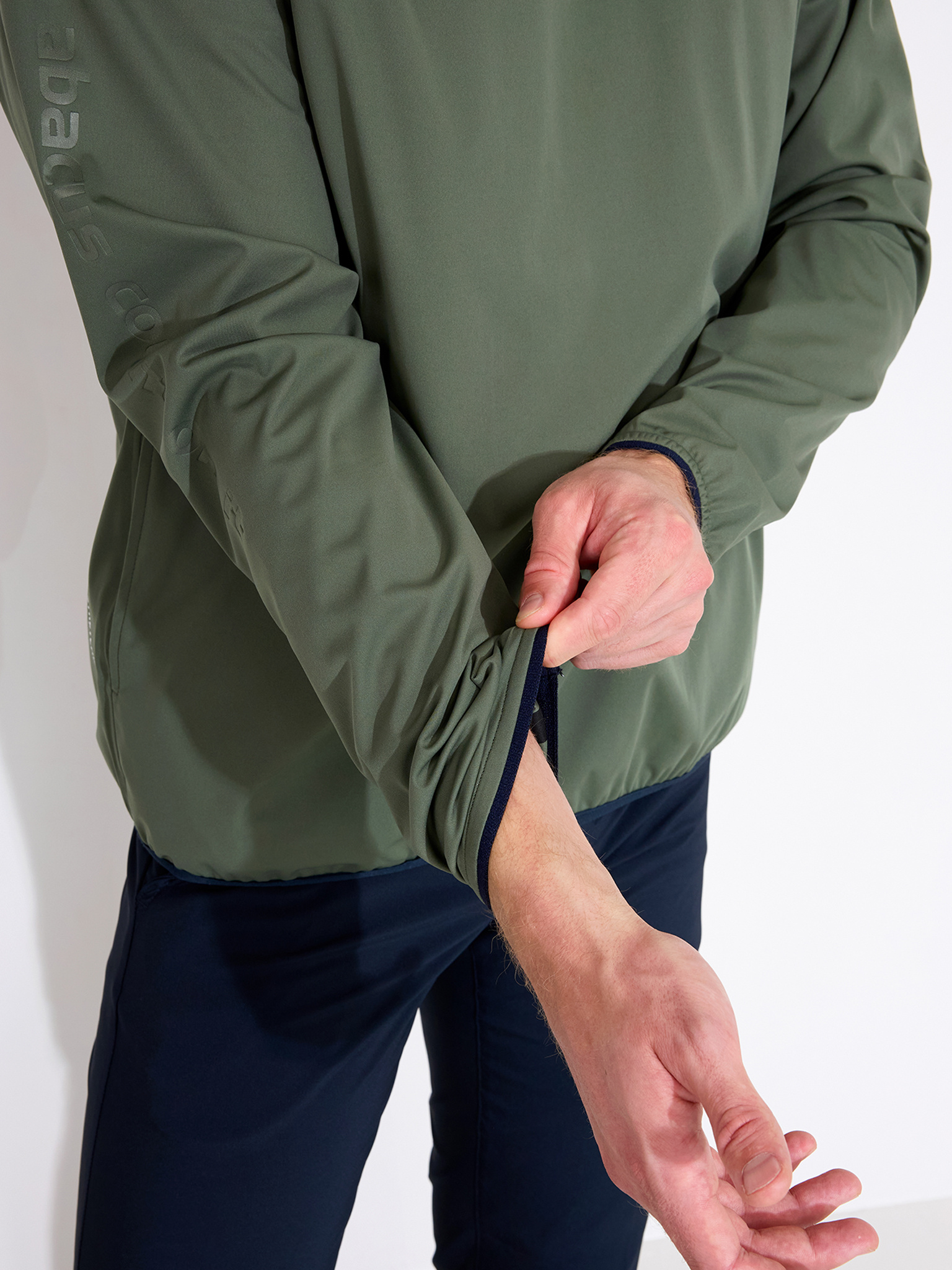 Mens Bounce waterproof hoodie - forest