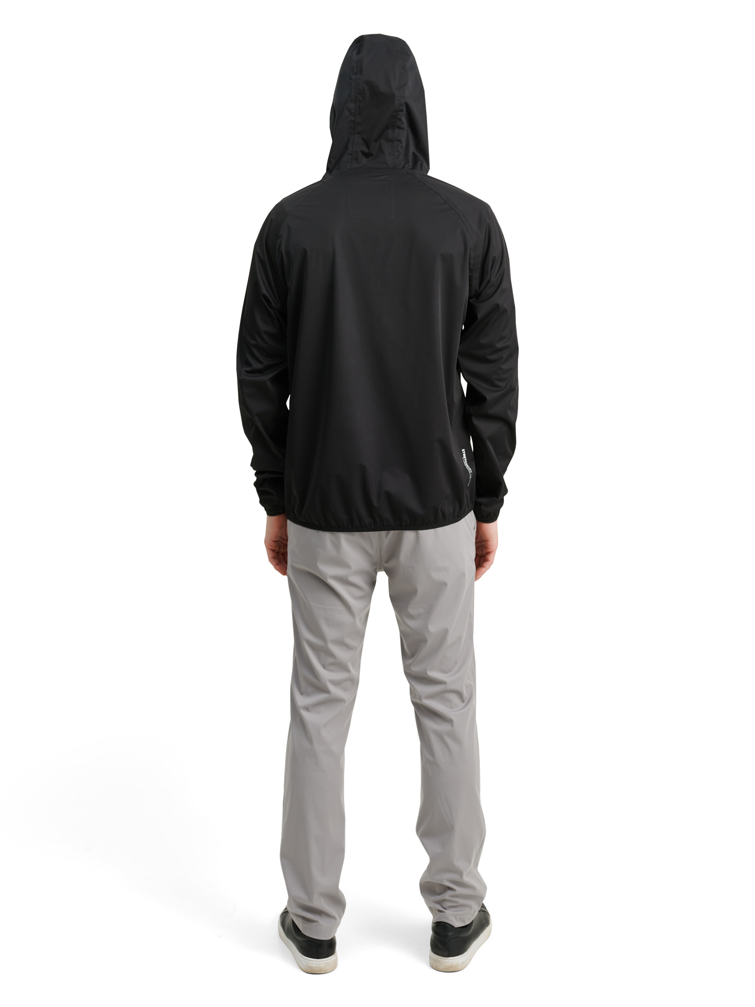 Mens Bounce waterproof hoodie - black