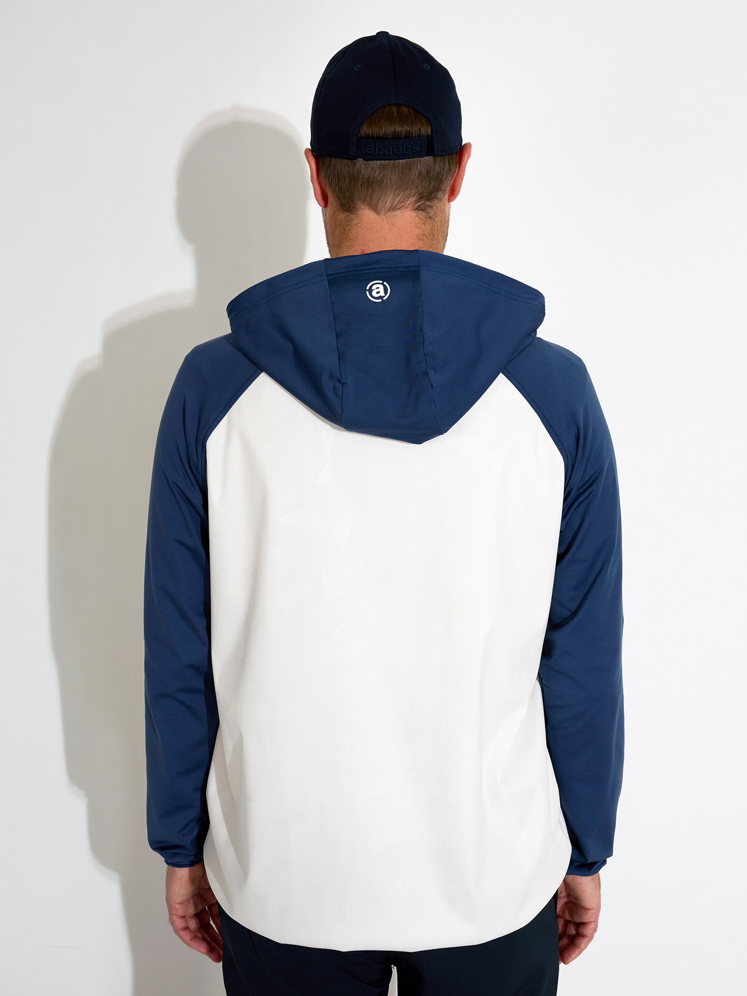 Mens Kingsbarns hybrid hoodie - steelblue