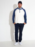 Mens Kingsbarns hybrid hoodie - steelblue Mens Kingsbarns hybrid hoodie - steelblue
