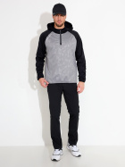 Mens Kingsbarns hybrid hoodie - grey Mens Kingsbarns hybrid hoodie - grey