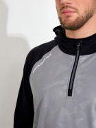 Mens Kingsbarns hybrid hoodie - grey Mens Kingsbarns hybrid hoodie - grey