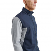 Dornoch softshell hybrid  jacket - navy/lt.grey