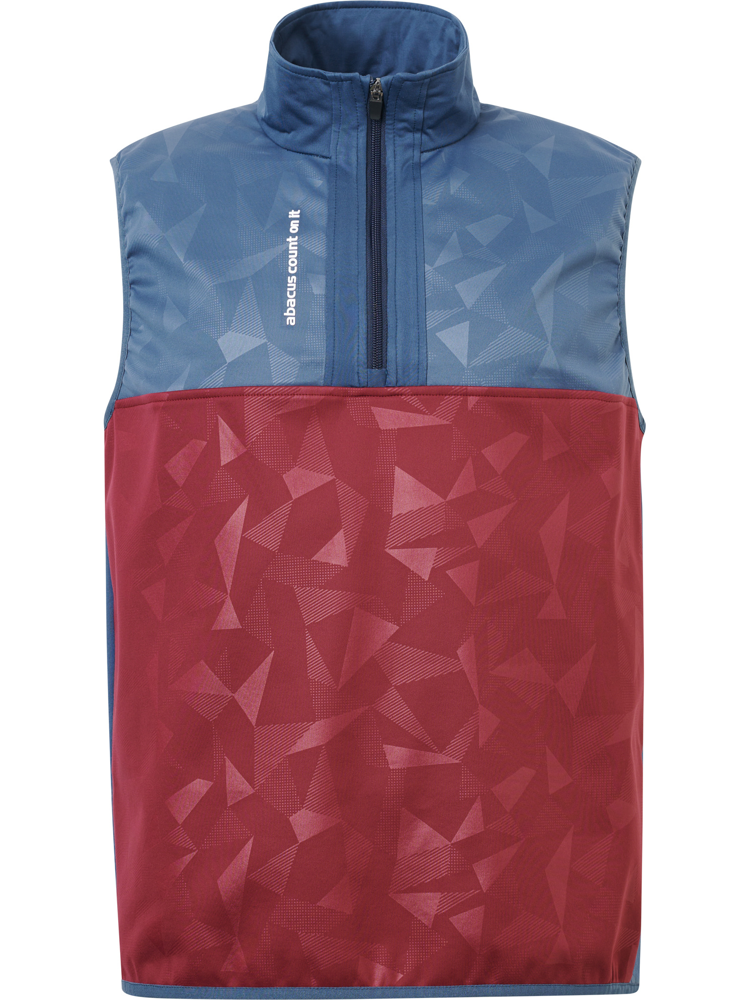 Mens Kingsbarns hybrid vest - cranberry