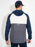 Mens Lanark stretch windhoodie - navy/grey Mens Lanark stretch windhoodie - navy/grey