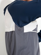 Mens Lanark stretch windhoodie - navy/grey Mens Lanark stretch windhoodie - navy/grey