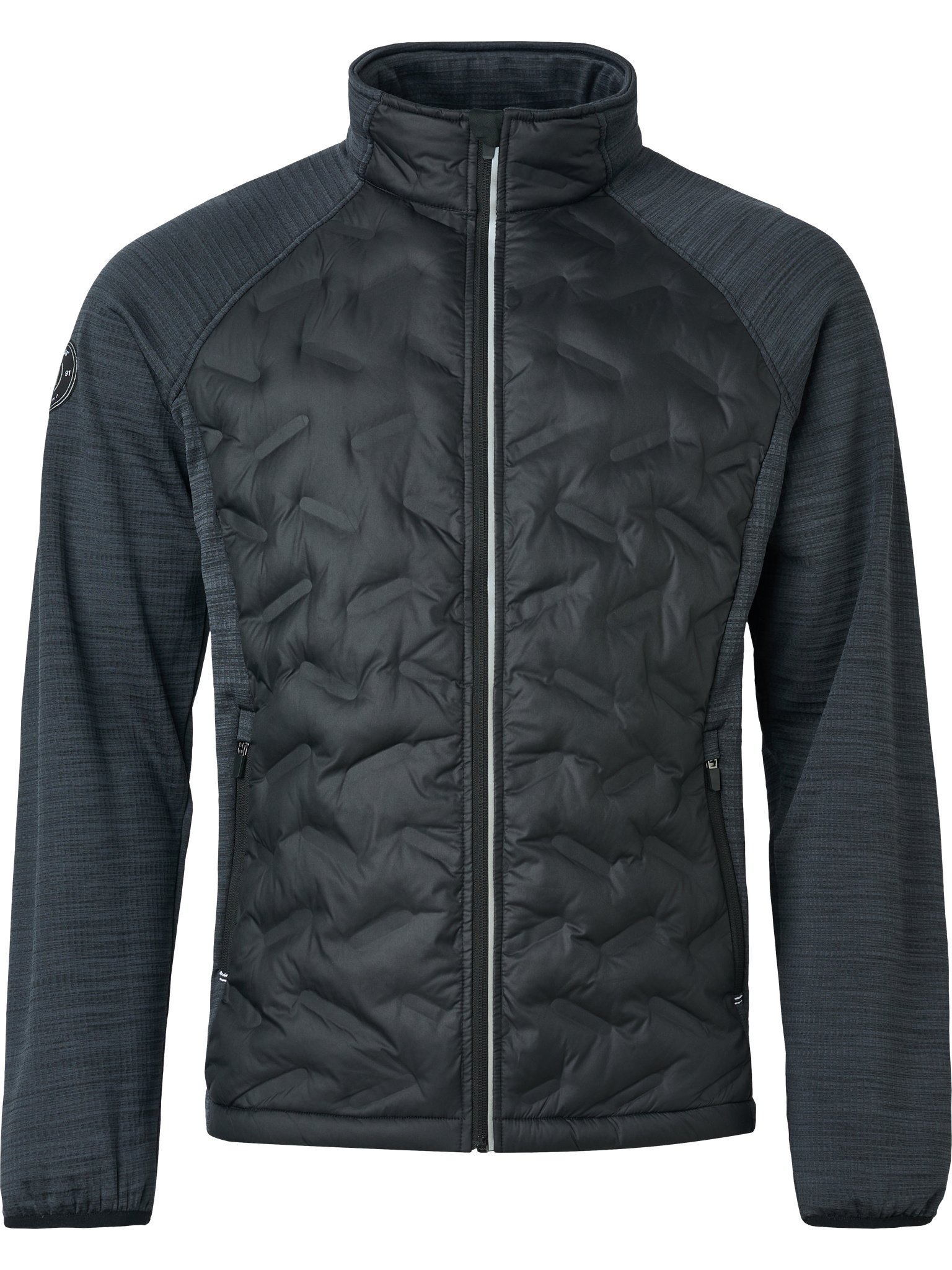 Mens Elgin hybrid  jacket - black