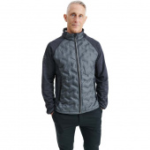 Mens Elgin hybrid  jacket - dk.grey/black