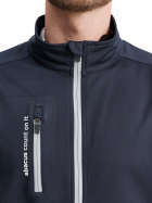 Mens Dornoch stretch jacket - navy/lt.grey Mens Dornoch stretch jacket - navy/lt.grey