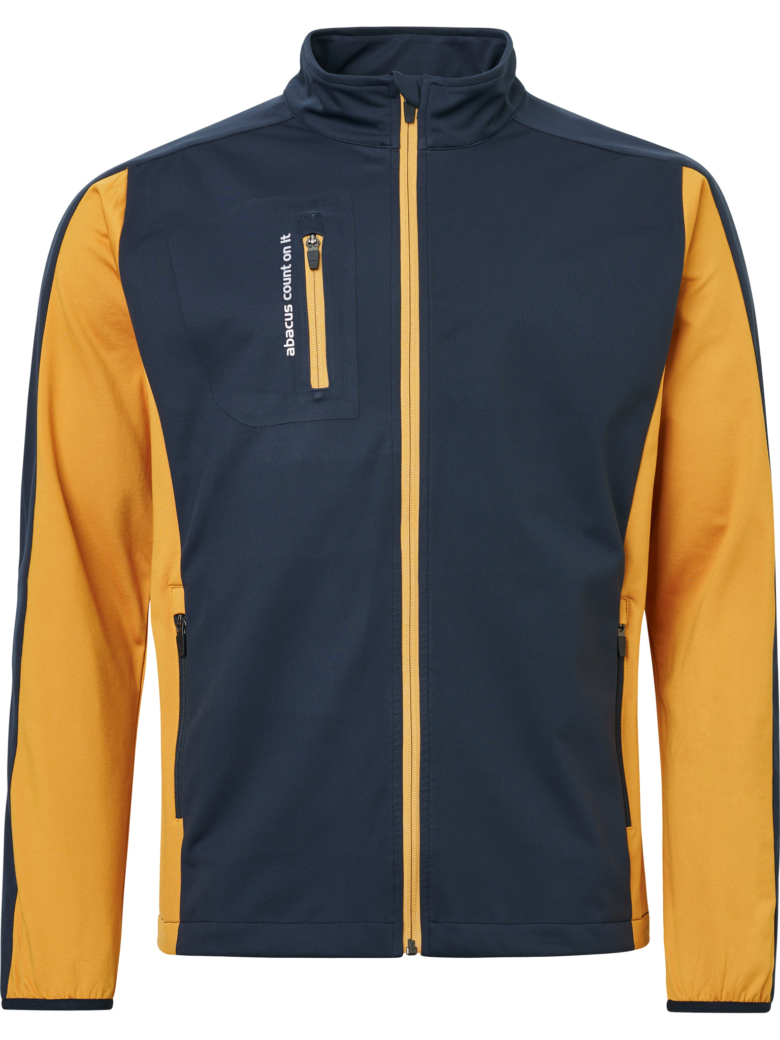 Mens Dornoch stretch jacket - navy/harvest