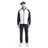 Mens Grove hybrid jacket - white/navy Mens Grove hybrid jacket - white/navy
