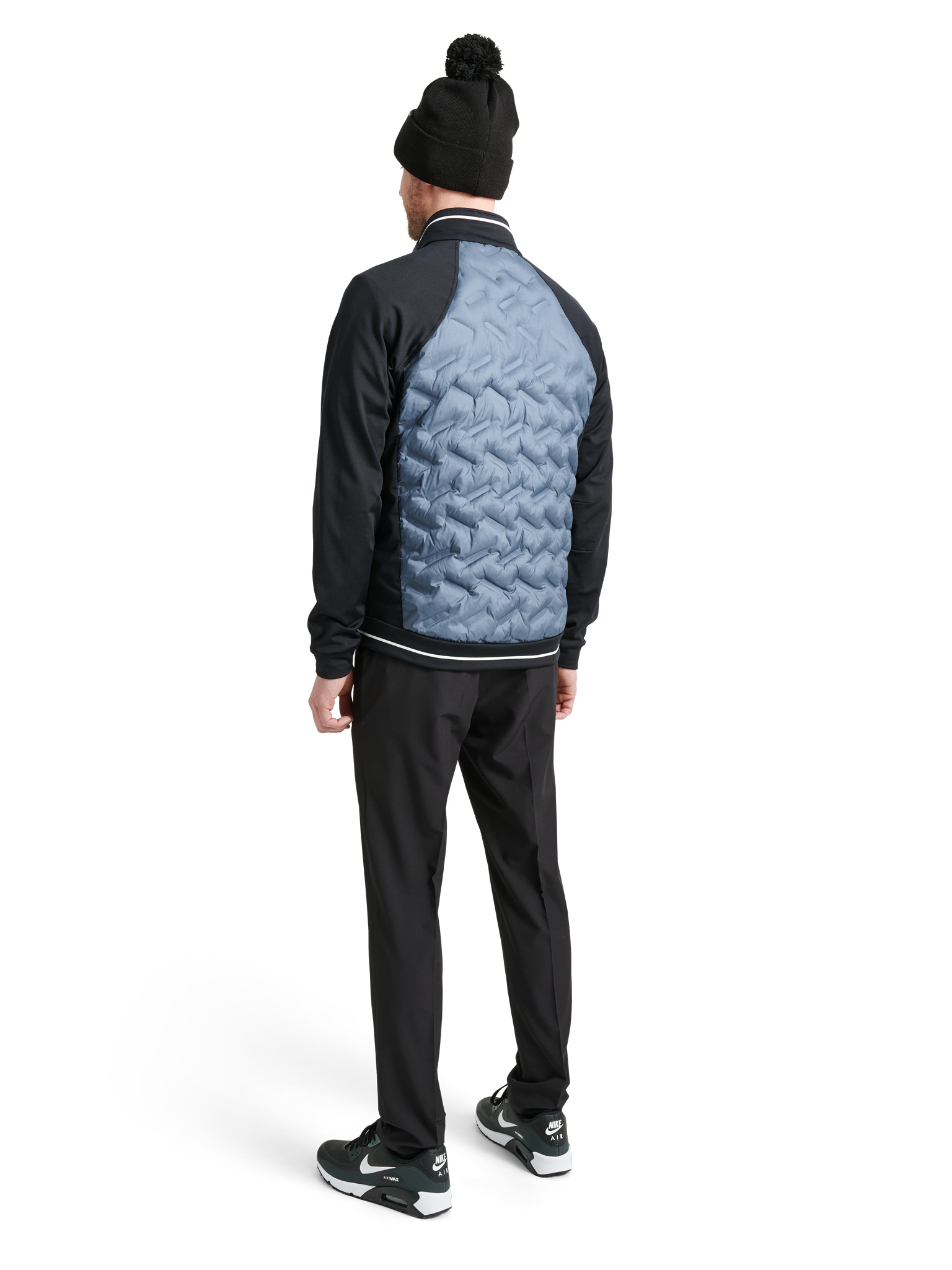 Mens Grove hybrid jacket - dusty blue