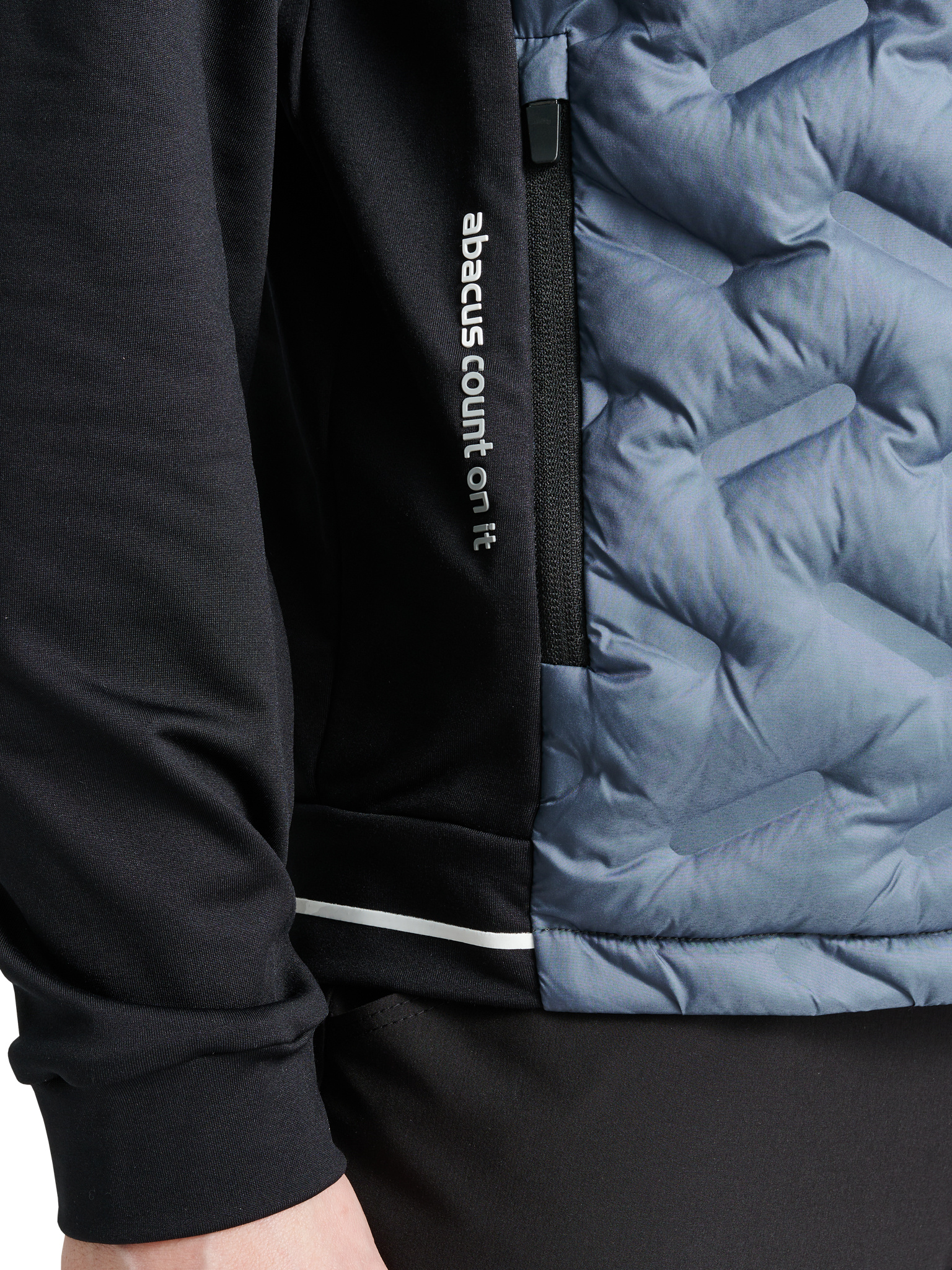 Mens Grove hybrid jacket - dusty blue