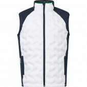 Mens Grove hybrid vest - white/navy