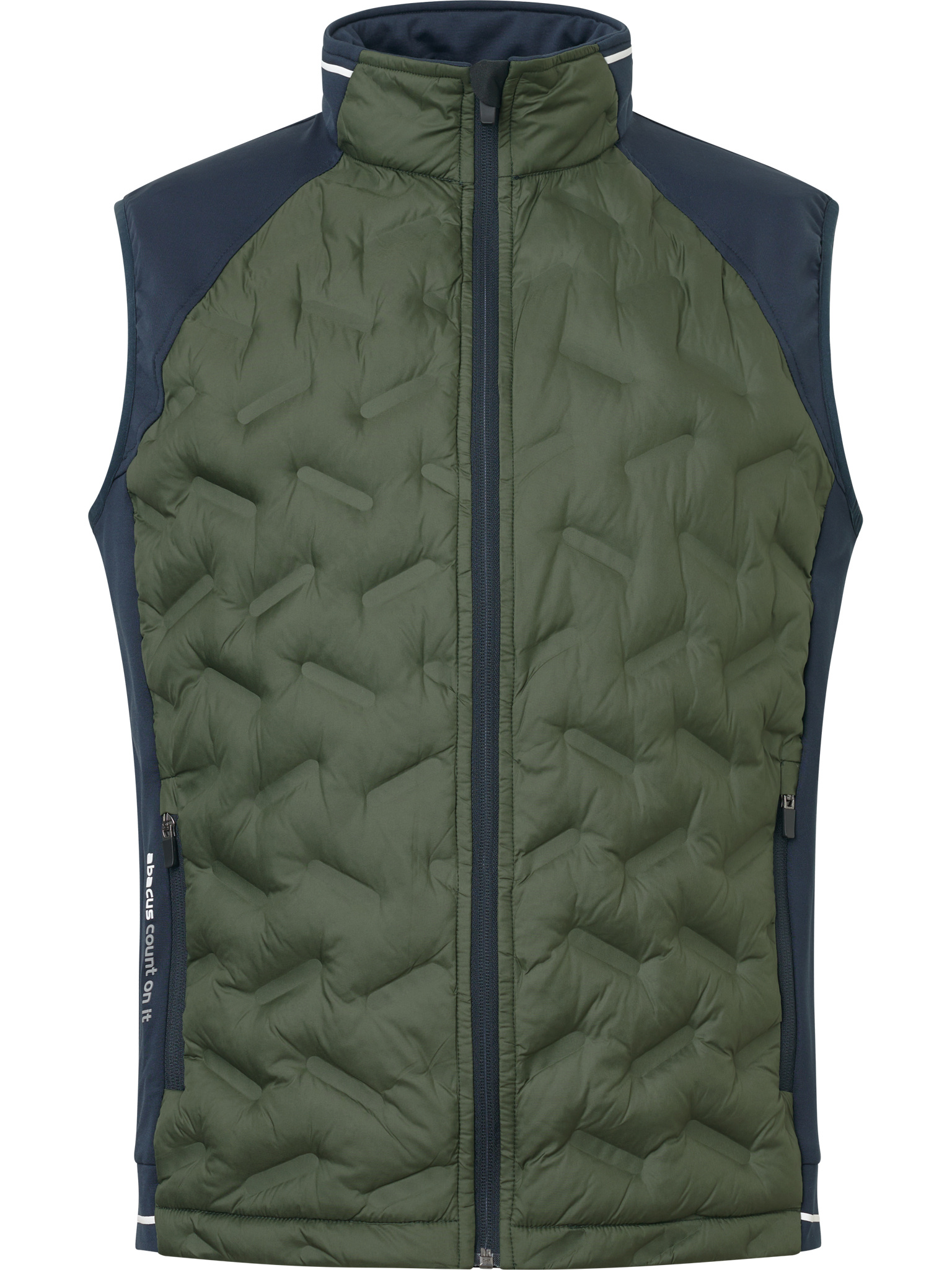Mens Grove hybrid vest - forest