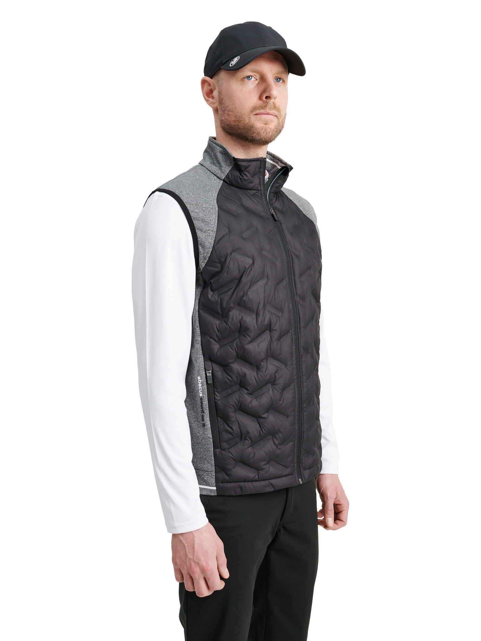 Mens Grove hybrid vest - black/antracit