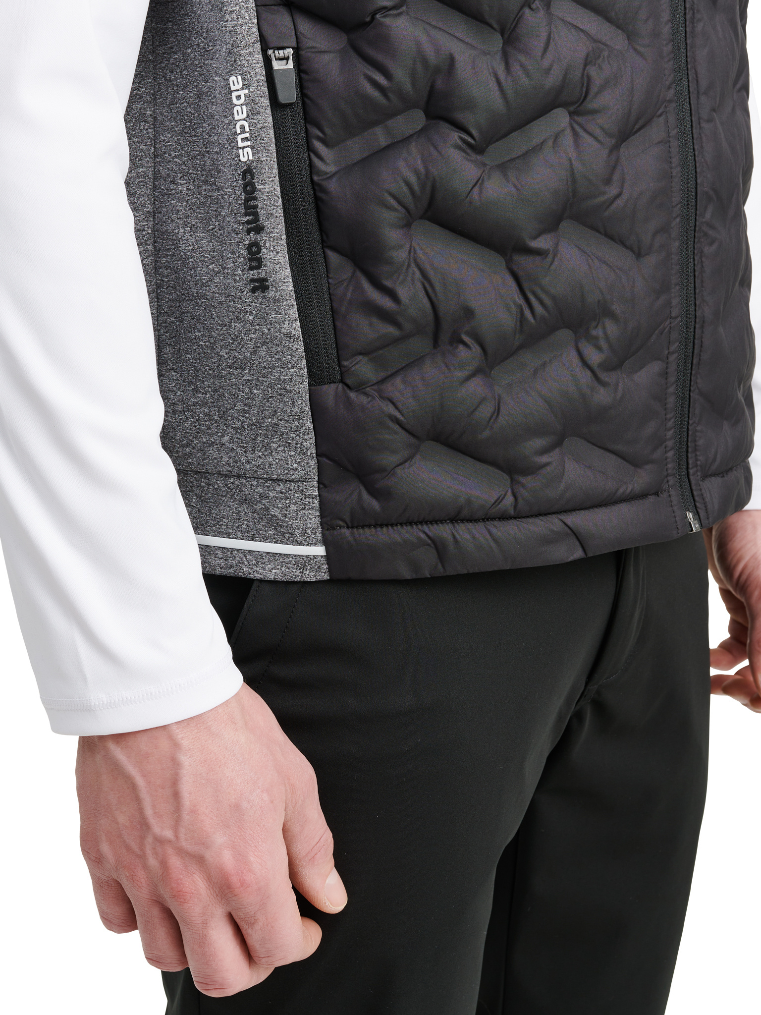 Mens Grove hybrid vest - black/antracit