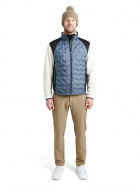 Mens Grove hybrid vest - dusty blue Mens Grove hybrid vest - dusty blue