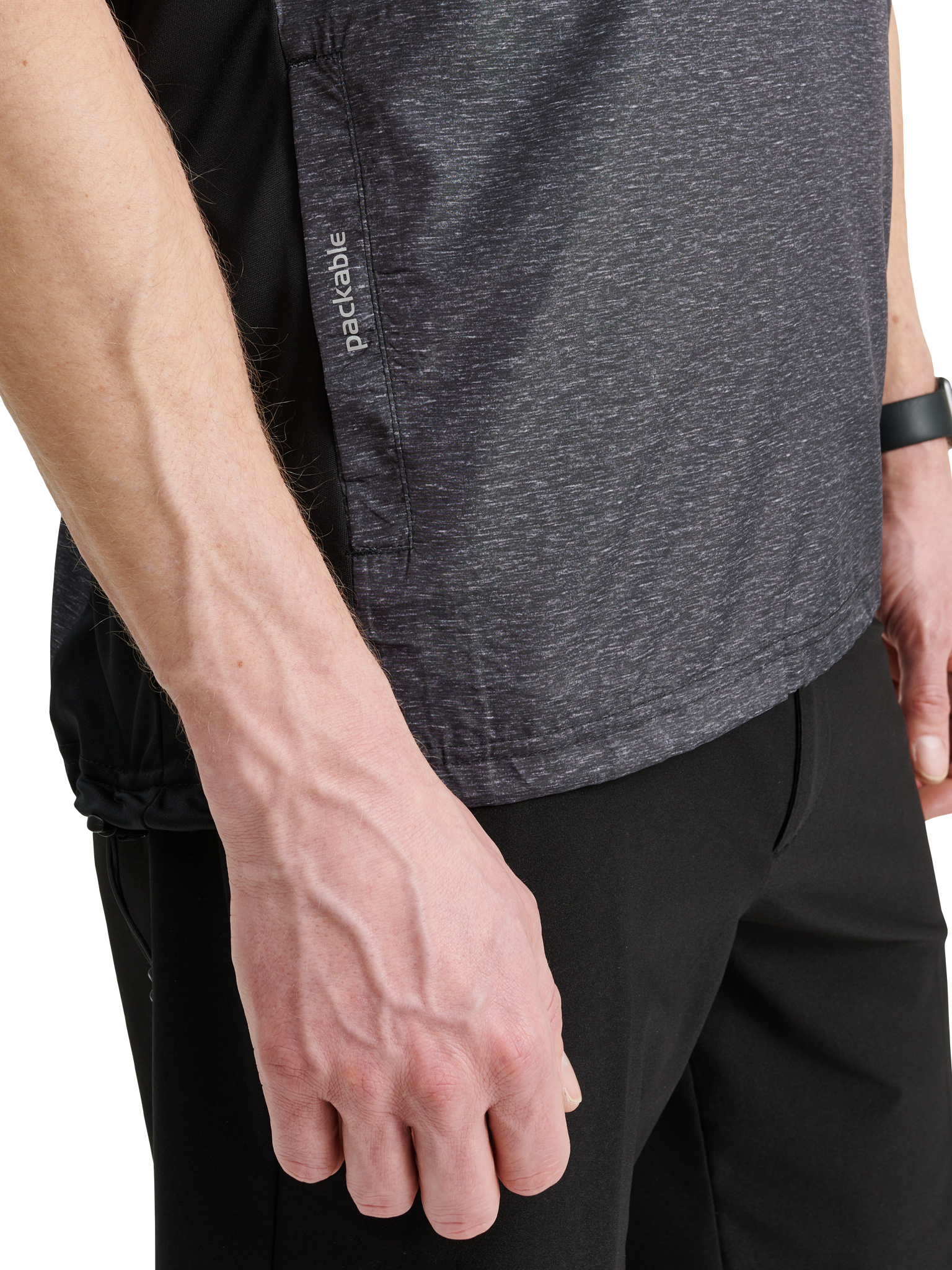 Mens Ganton stretch windshirt - antracit