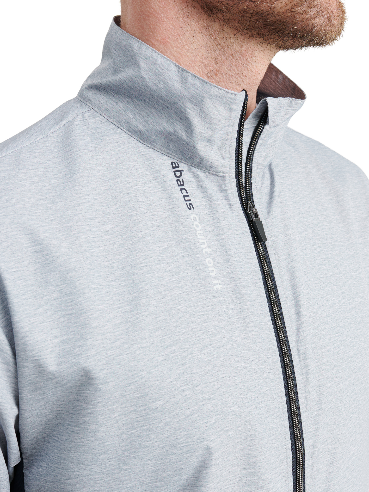 Mens Ganton stretch windjacket - lt.greymelange