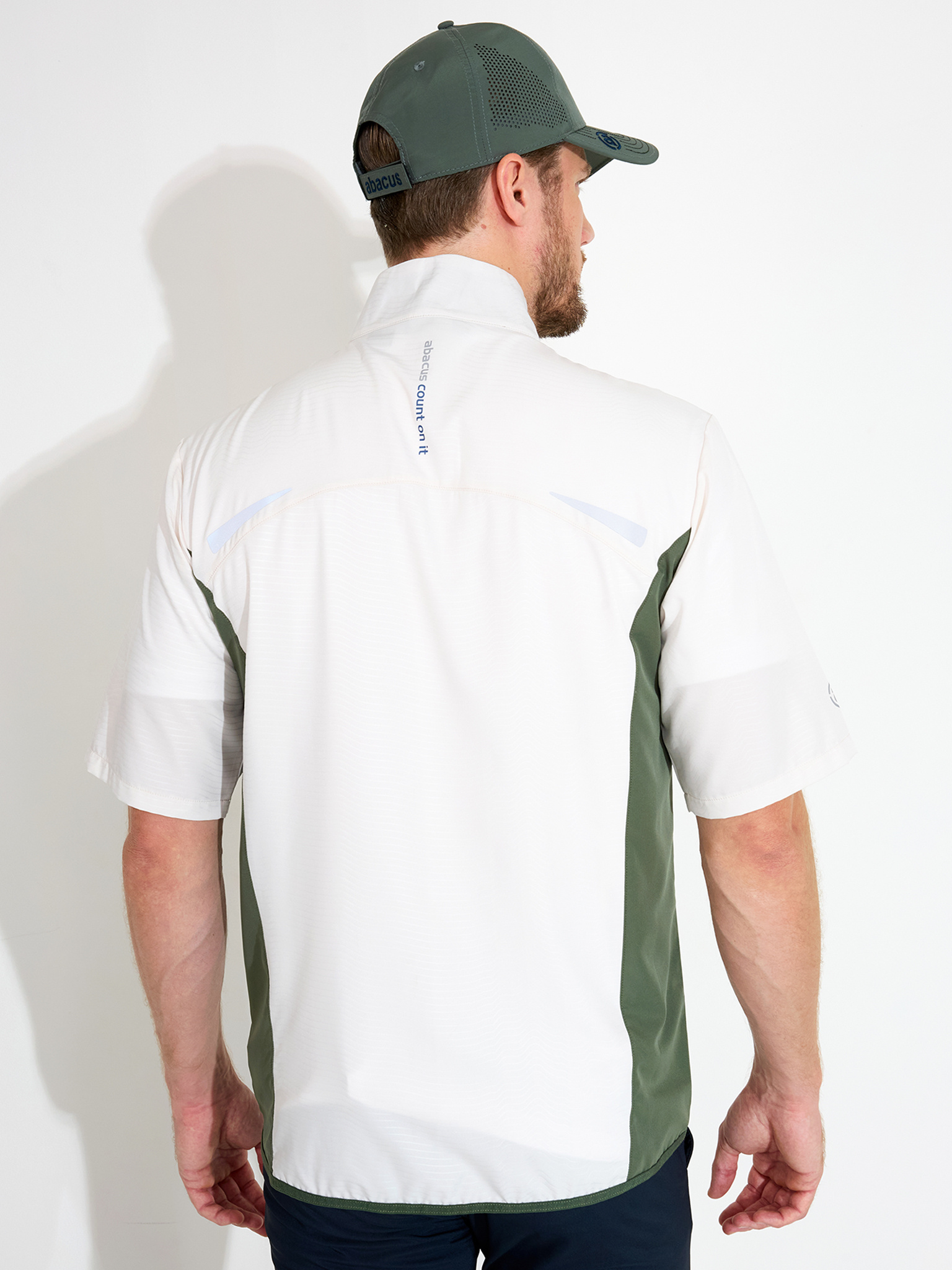 Mens Lanark stretch windshirt - clam