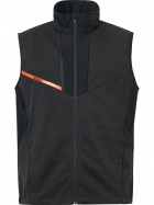 Mens Ardfin softshell vest - black/mandarin Mens Ardfin softshell vest - black/mandarin