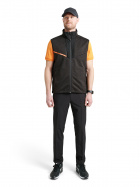 Mens Ardfin softshell vest - black/mandarin Mens Ardfin softshell vest - black/mandarin