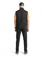 Mens Ardfin softshell vest - black/mandarin Mens Ardfin softshell vest - black/mandarin